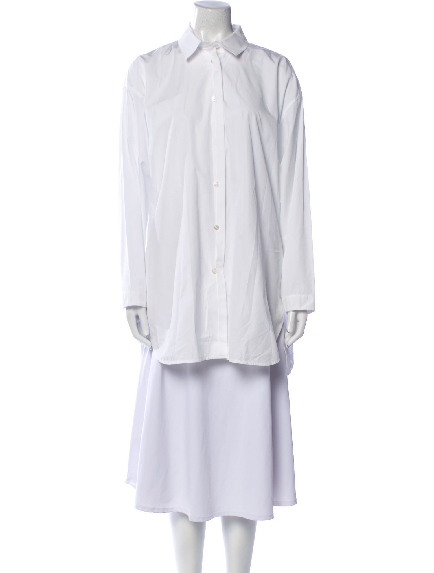 Jil Sander Long Sleeve Button-Up Top